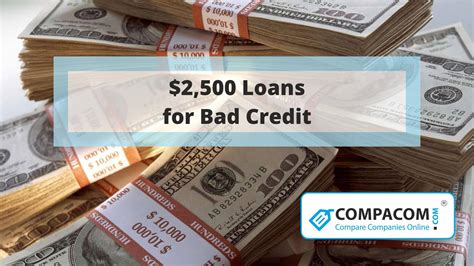 2500 Loan With Bad Credit